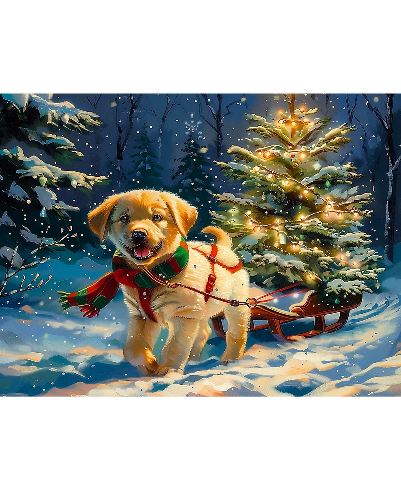 SunsOut Tree Delivery 500 piece Jigsaw Puzzle for Adults Christmas