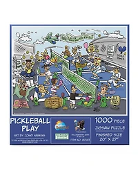 SunsOut Pickleball Play 1000 piece Jigsaw Puzzle for Adults