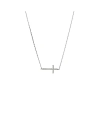 Bearfruit Jewelry Plated Elowen Horizontal Cross Necklace Holiday Gift Guide