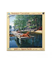 SunsOut Summer Vacation 500 piece Jigsaw Puzzle for Adults
