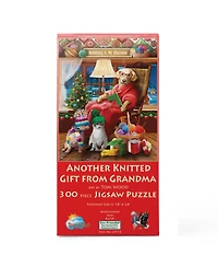 SunsOut Another Knitted Gift from Grandma 300 piece Jigsaw Puzzle for Adults Christmas
