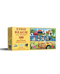 SunsOut Fido Beach 300 piece Jigsaw Puzzle for Adults