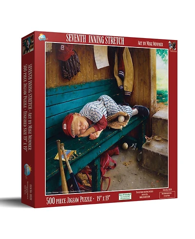SunsOut Seventh Inning Stretch 500 piece Jigsaw Puzzle for Adults