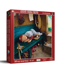SunsOut Seventh Inning Stretch 500 piece Jigsaw Puzzle for Adults