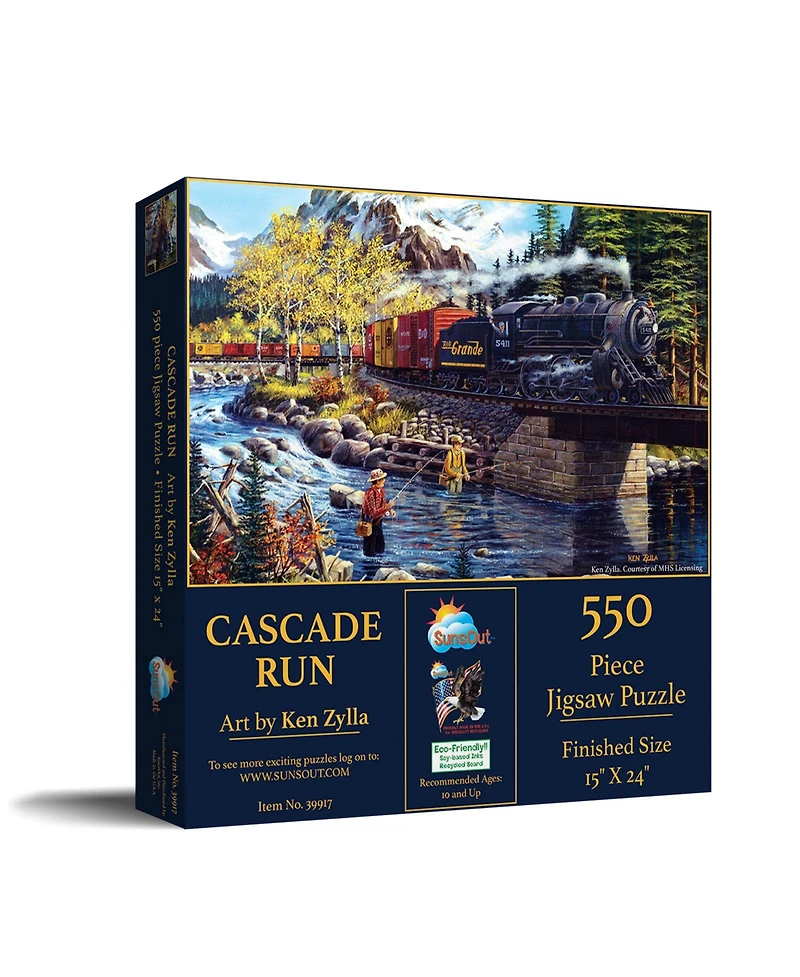 SunsOut Cascade Run 550 piece Jigsaw Puzzle for Adults