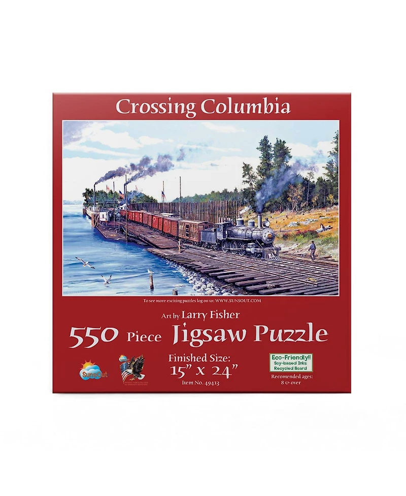 SunsOut Crossing Columbia 550 piece Jigsaw Puzzle for Adults