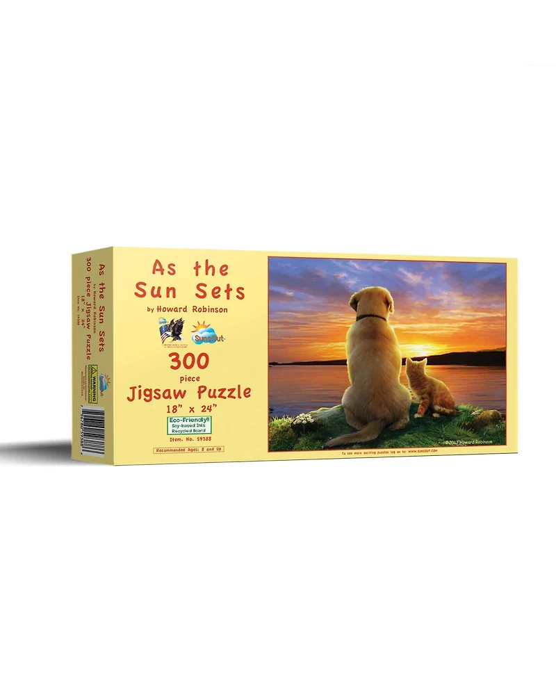 SunsOut As the Sun Sets 300 piece Jigsaw Puzzle for Adults