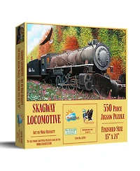 SunsOut Skagway Locomotive 550 piece Jigsaw Puzzle for Adults