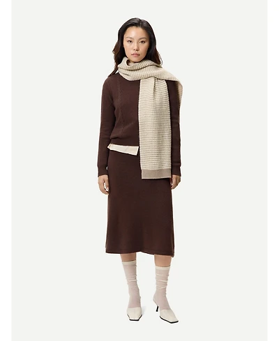 Gobi Cashmere Women's Cropped Crewneck Sweater