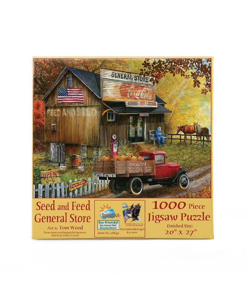SunsOut Feed and Seed General Store 1000 piece Jigsaw Puzzle for Adults