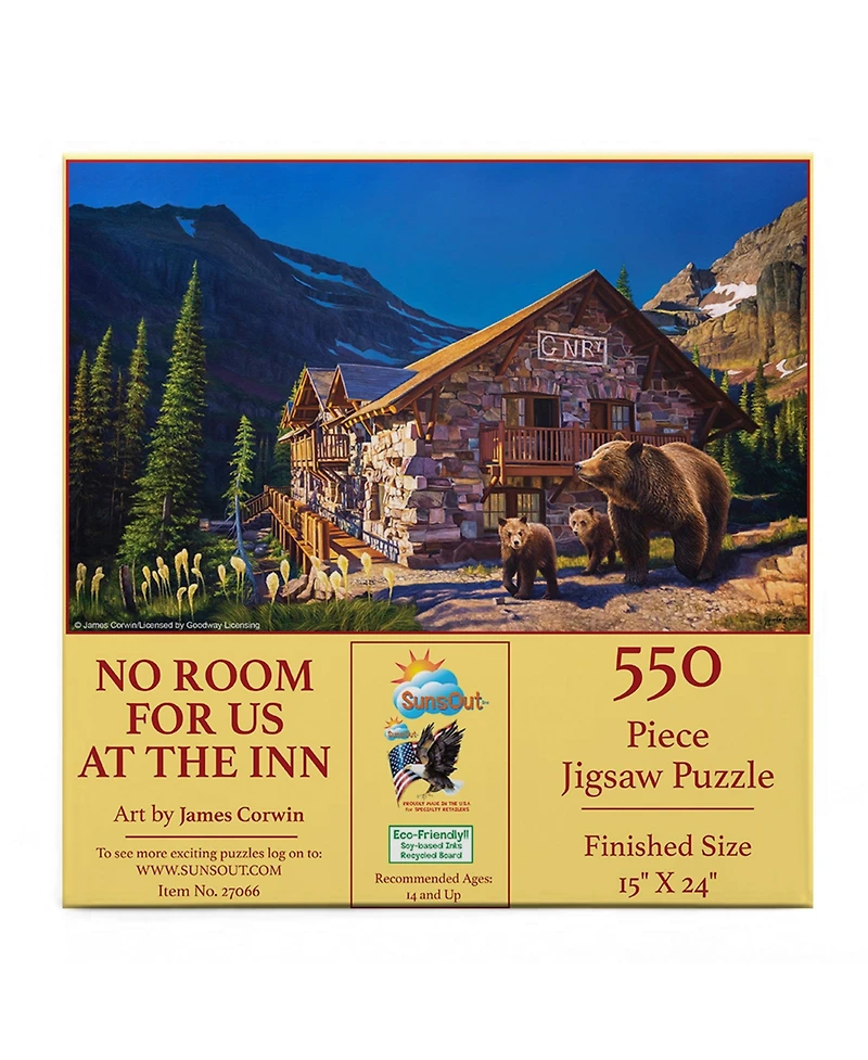 SunsOut No Room for us at the Inn 550 piece Jigsaw Puzzle for Adults