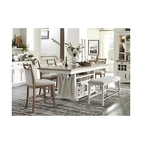 Parker House Furniture Americana Modern Dining Upholstered Counter Chair Two Pack