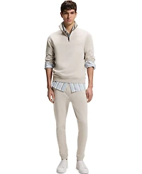 Boss by Hugo Men's Cotton-Terry Logo Patch Tracksuit Bottoms Pants