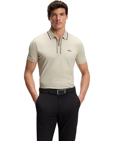 Boss by Hugo Men's Stretch Cotton Slim-Fit Polo Shirt