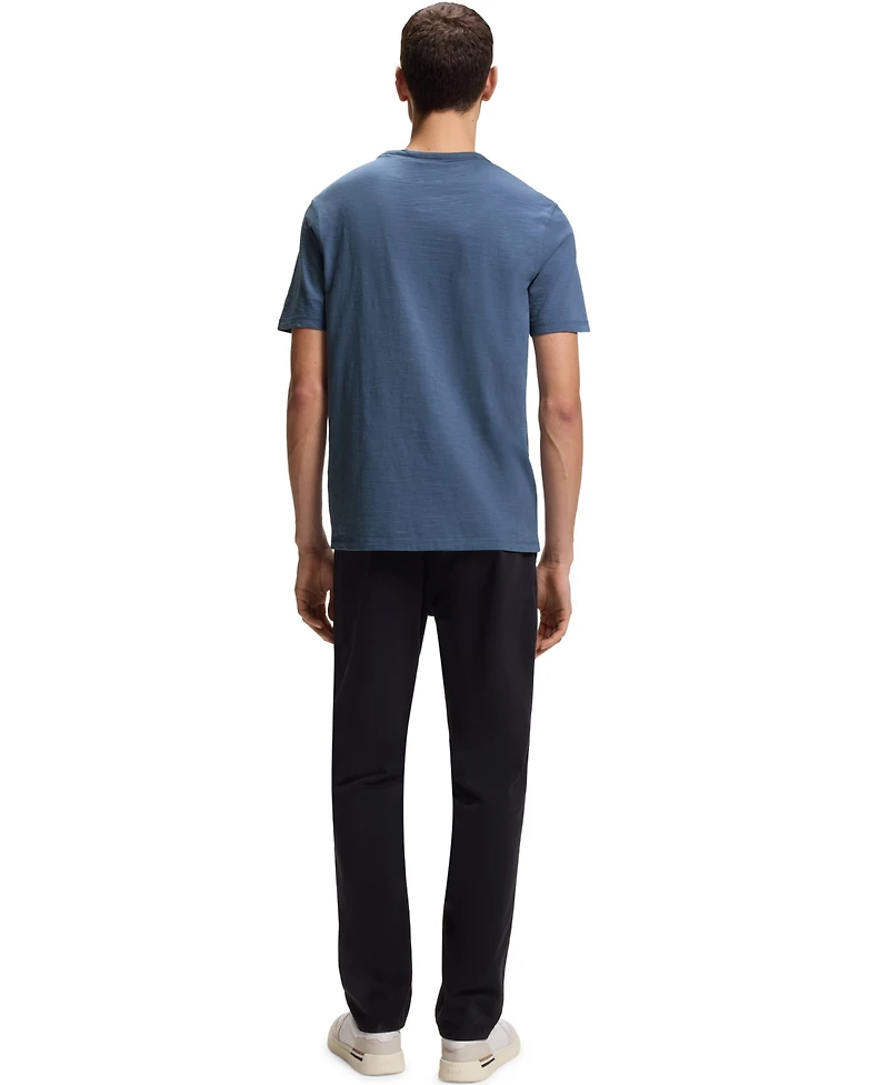 Boss by Hugo Men's Slub-Cotton Logo Detail T-Shirt