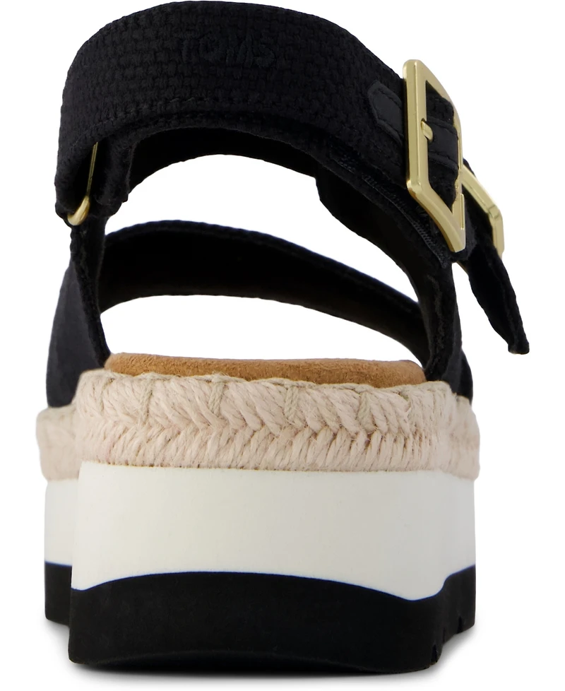 Toms Women's Giana Platform Open Toe Sandals