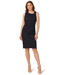 Adrianna Papell Women's Square Neck Sheath Dress