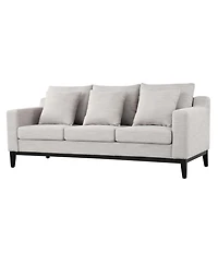 Streamdale Mira Comfy 3-seat Sofa with Wooden Legs, Modern for Living Room and Study