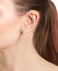 Macy's Cubic Zirconia Bezel Stud Earrings
