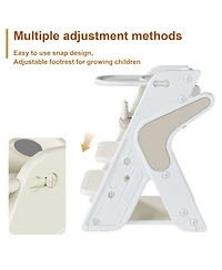 Streamdale Furniture Adjustable Height High Chair with 5-Point Harness & Tray