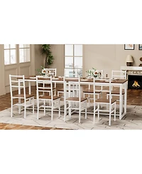 Streamdale Furniture 5-Piece Dining Table Set for 4, Space-Saving Design