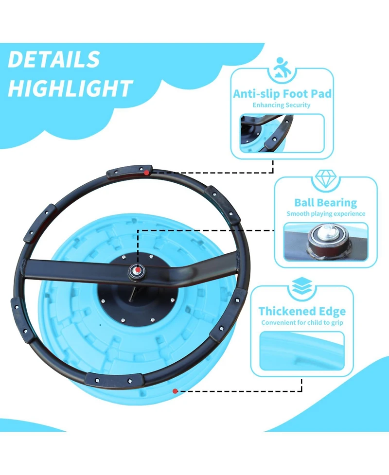 Streamdale Furniture Streamdale Kids Sensory Swivel Chair - Autism & Adhd - Focus