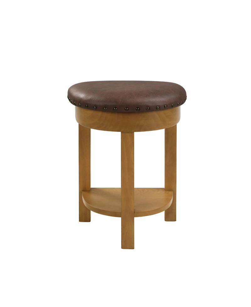 Streamdale Bar Table Set with 3 Stools - Counter Height, Natural