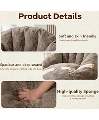 Streamdale Furniture Armrest Bean Bag Chair - High-Density Foam