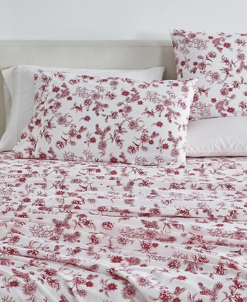 Linery & Co. Ultra-Soft Brushed Winter-Themed Microfiber Sheet Set