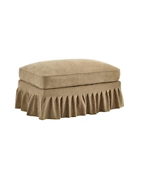 Streamdale Furniture Ottoman Chenille -Light Coffee
