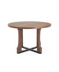 Streamdale Furniture 48" Round Farmhouse Dining Table - Seats 4