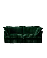 Streamdale Furniture 2-Seat Corduroy Slipcovered Sofa