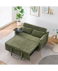 Streamdale Furniture Pull-Out Sofa w/ Tabletop & Usb