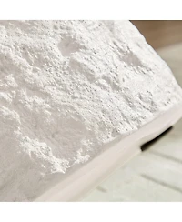 Streamdale Furniture Round Beige Fiberglass Side Table