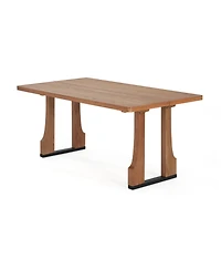 Streamdale 63" Rectangular Dining Table (Natural color)