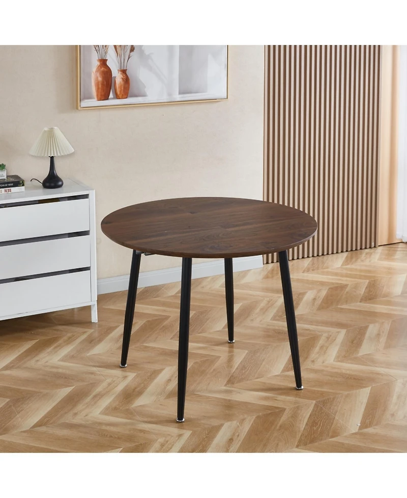 Streamdale Furniture Extensible Walnut Table - 100/140/180cm