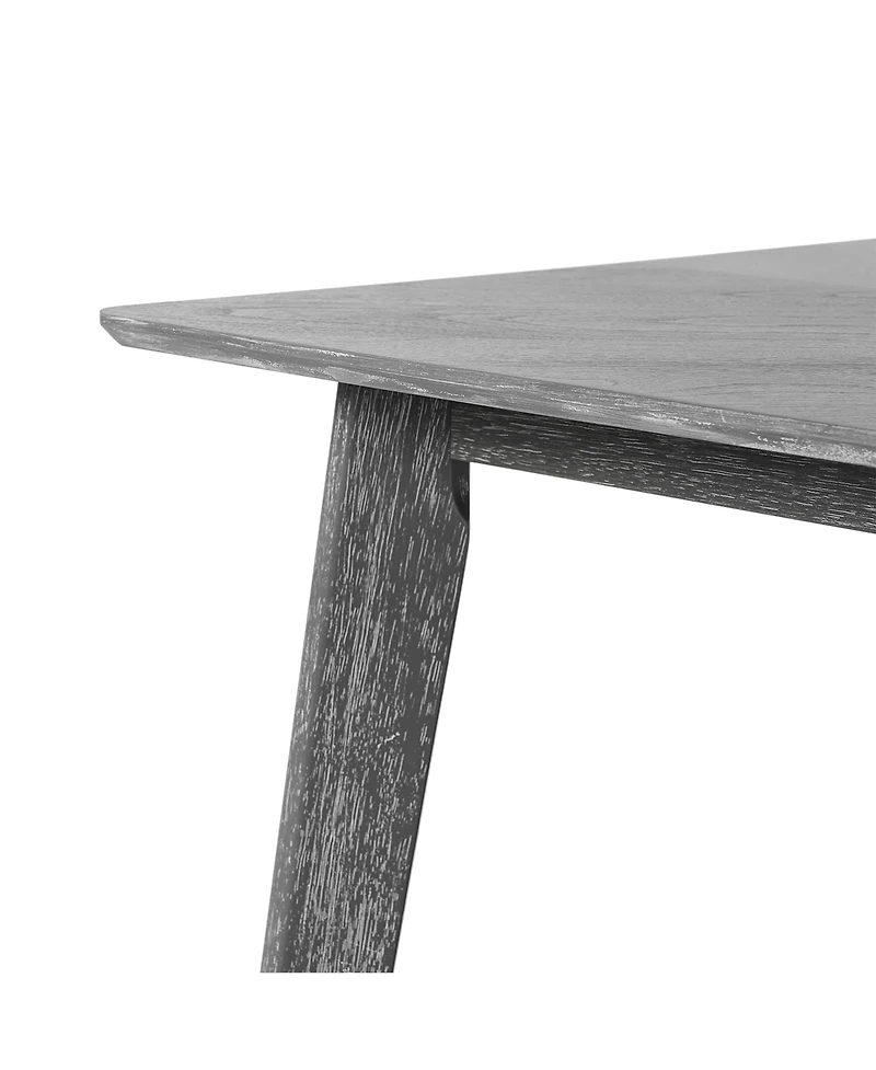 Streamdale Retro Dining Table, Seats 6, Rubberwood Legs