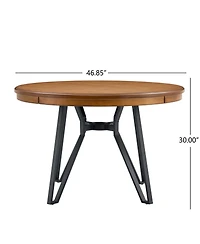Streamdale Furniture Round Dining Table (Light Ash)