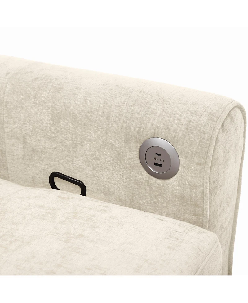 Streamdale Furniture 2-in-1 Sofa Bed with Reversible Recliner