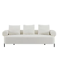 Streamdale 78" Modern Beige Sofa Couch with 3 Pillows