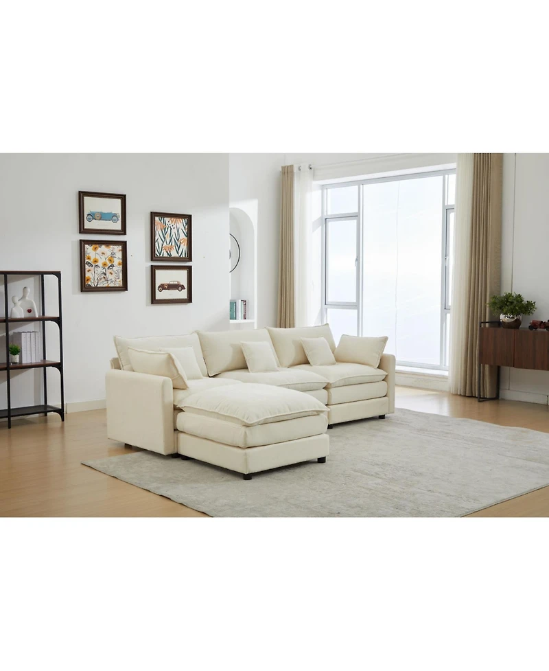 Streamdale Modular Sectional Sofa with Ottoman