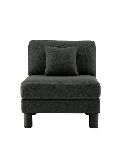 Streamdale Furniture Lucas Armless sofa W/Pillow Polyester