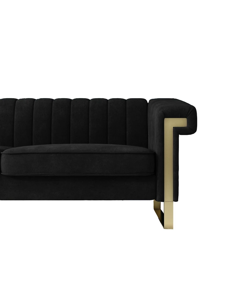 Streamdale Furniture plush velvet upholstery Sofa