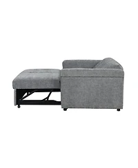 Streamdale Furniture Convertible Soft Cushion Sofa Pull Bed, for Two People to Sit On