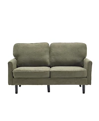 Streamdale Furniture Mid-Century Loveseat with Usb, Removable Cover