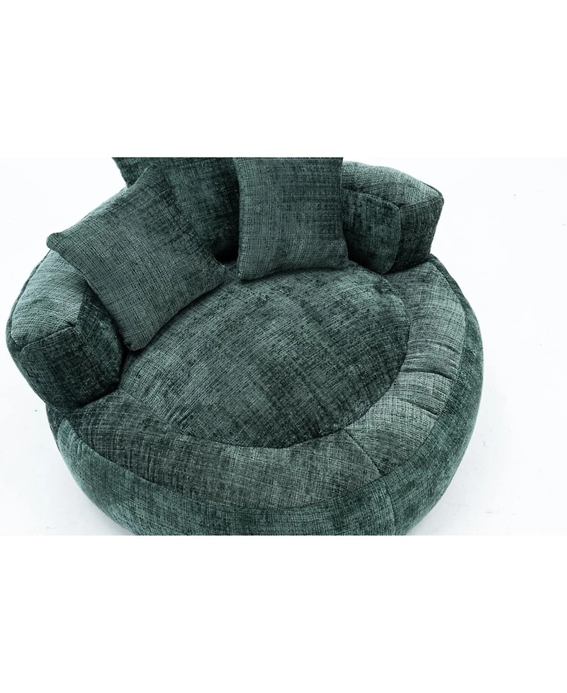 Streamdale Furniture + 1 Pc. + Chenille + Indoor/Outdoor + Bean Bag Chair