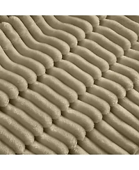 Streamdale Furniture L-Shaped Slipcovered Sectional Sofa Camel Corduroy