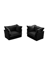 Streamdale Furniture Set of 2 Slipcovered Armchairs