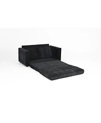 Streamdale Furniture Streamdale 55" 3-Fold Sofa Bed - Convertible Futon Couch, Velvet Linen