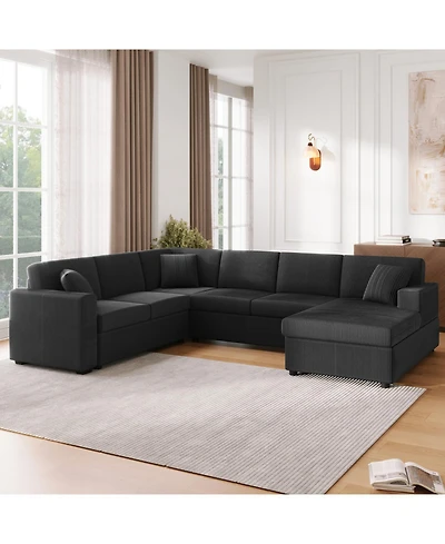 Streamdale Furniture Streamdale Oversized 115.3" U-Shaped Sectional Sofa with Chaise Lounge